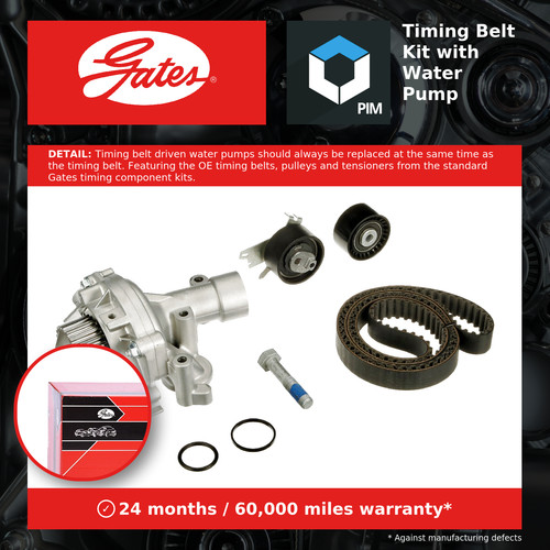 Timing belt water - &, kit