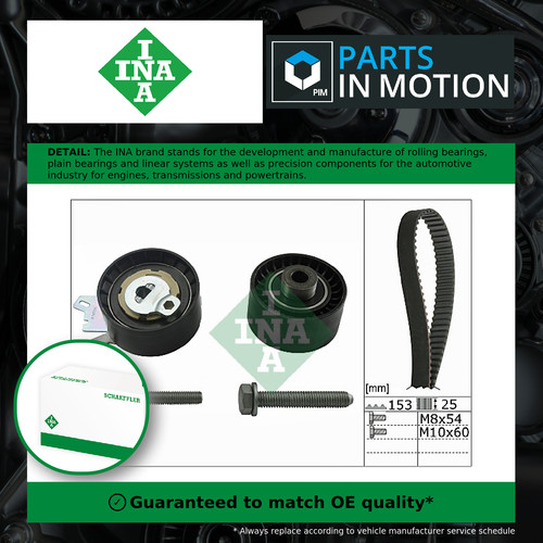 Timing belt kit - belt, fits
