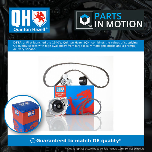 Timing belt water pump kit - belt, &